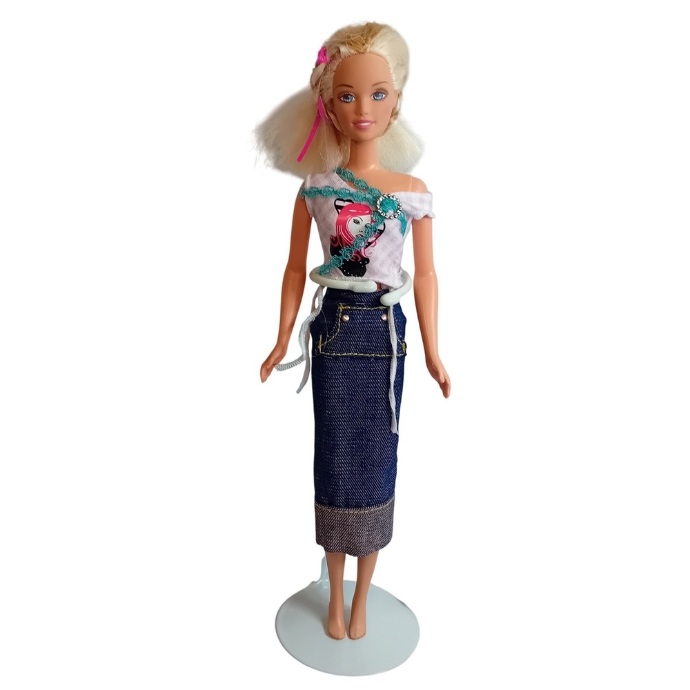 1996 Vintage Mattel All Grown Up Teen Skipper Barbie Fashion Doll Redressed Toys